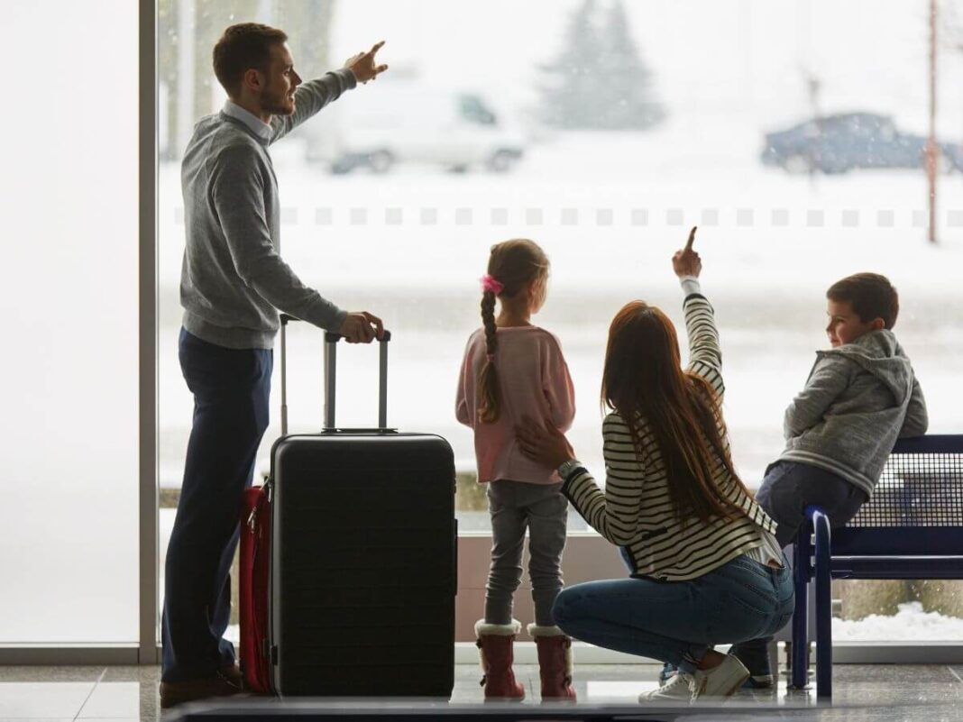 viajar niños familia
